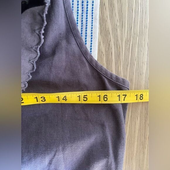 Maria Stanley Anthropologie Cascada Cropped Jumpsuit XS Grey - Picture 10 of 11